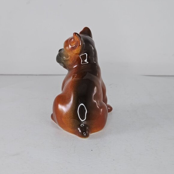 Vintage Goebel West Germany Ceramic Boxer Puppy Figurine Facing Left CH569/B - Picture 9 of 10